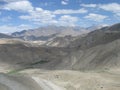 Leh-Ladakh-Srinagar Highway scene Royalty Free Stock Photo